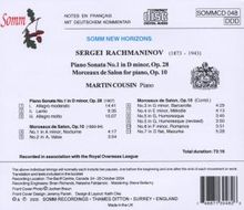 Sergej Rachmaninoff (1873-1943): Klaviersonate Nr.1 op.28, CD