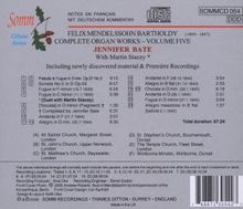 Felix Mendelssohn Bartholdy (1809-1847): Orgelwerke Vol.5, CD