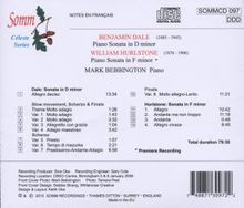 Benjamin Dale (1885-1943): Klaviersonate d-moll, CD