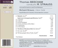 Thomas Beecham dirgiert Richard Strauss (Live Performances &amp; First Releases), CD