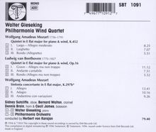 Walter Gieseking &amp; Philharmonia Wind Quintet, CD