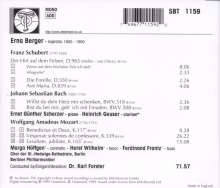 Erna Berger singt Mozart,Schubert,Bach, CD