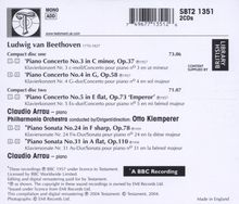 Ludwig van Beethoven (1770-1827): Klavierkonzerte Nr.3-5, 2 CDs
