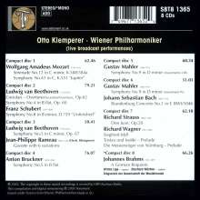 Otto Klemperer &amp; die Wiener Philharmoniker - Live Broadcast Performances, 8 CDs