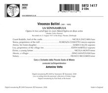 Vincenzo Bellini (1801-1835): La Sonnambula, 2 CDs