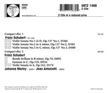 Franz Schubert (1797-1828): Werke für Violine &amp; Klavier, 2 CDs