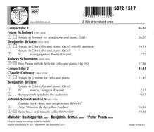 Mstislav Rostropovich,Cello, 2 CDs
