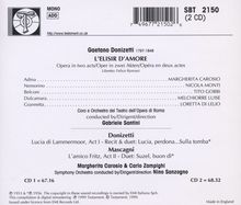 Gaetano Donizetti (1797-1848): L'elisir d'amore, 2 CDs