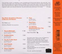 Ran Blake &amp; Anthony Braxton: A Memory Of Vienna, CD