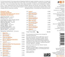 Charles Ives (1874-1954): Lieder für Stimmen &amp; Kammerensemble - "Another Songbook", CD
