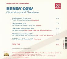 Henry Cow: Glastonbury And Elsewhere, CD