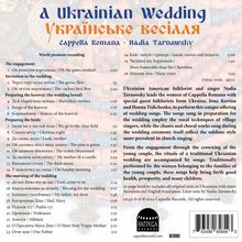 Cappella Romana: A Ukrainian Wedding, CD