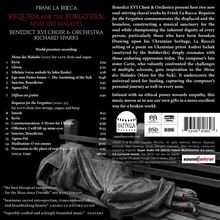 Frank la Rocca (geb. 1951): Requiem for the Forgotten für Soli,tiefe Streicher,Orgel,Harfe, Super Audio CD