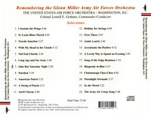 Us Air Force Orchestra: Remembering Glenn Miller Army, CD