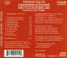 Thomas Tallis (1505-1585): Lamentationes Jeremiae, CD