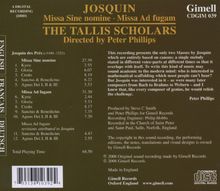 Josquin Desprez (1440-1521): Missa Sine Nomine, CD