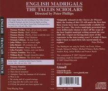 The Tallis Scholars - English Madrigals, CD