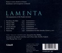 The Tallis Scholars - Lamenta, CD