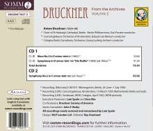 Anton Bruckner (1824-1896): Bruckner from the Archives Vol.2, 2 CDs
