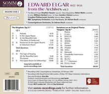 Edward Elgar 1857-1934, from the Archives vol.3. Werke: The Kingdom Op.51, Enigma Variations Op.36.