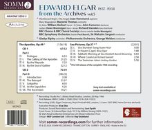 Edward Elgar 1857–1934, from the Archives vol.5. Werke: The Apostles, Op.49 und Sea Pictures, Op.37. Mehr Infos: somm-recordings.com