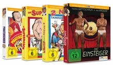 "Piraten-Sender Powerplay", "Die Supernasen", "Zwei Nasen tanken Super", "Die Einsteiger". Filmklassiker-Cover.