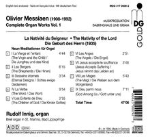 Olivier Messiaen (1908-1992): Orgelwerke Vol.1, CD