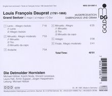 Louis Francois Dauprat (1781-1868): Grand Sextuor für 6 Hörner, CD