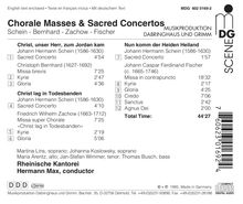 Rheinische Kantorei - Chorale Masses &amp; Sacred Concertos, CD