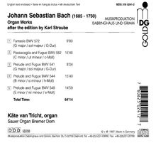 Johann Sebastian Bach (1685-1750): Präludien &amp; Fugen BWV 541,544,548, CD