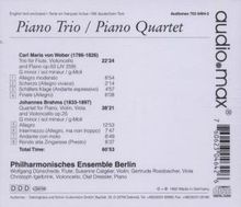 Carl Maria von Weber (1786-1826): Flötentrio g-moll, CD
