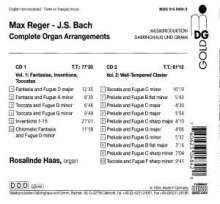Max Reger (1873-1916): Sämtliche Bach-Bearbeitungen, 2 CDs