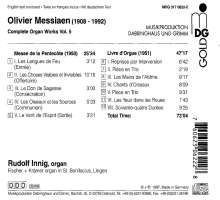 Olivier Messiaen (1908-1992): Orgelwerke Vol.5, CD