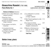 Gioacchino Rossini (1792-1868): Klavierwerke Vol.1, CD
