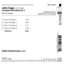 John Cage (1912-1992): Sämtliche Klavierwerke Vol.3, CD
