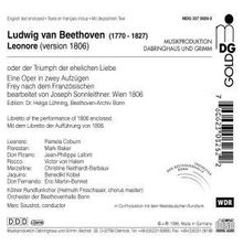 Ludwig van Beethoven (1770-1827): Leonore (Urfassung von "Fidelio"), 2 CDs