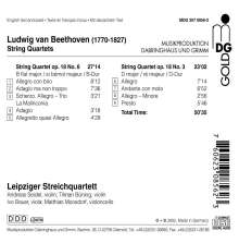 Ludwig van Beethoven (1770-1827): Streichquartette Nr.3 &amp; 6, CD
