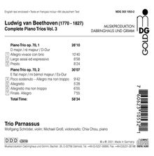 Ludwig van Beethoven (1770-1827): Klaviertrios Vol.3, CD
