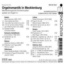 Orgelromantik in Mecklenburg, CD