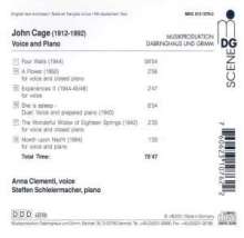 John Cage (1912-1992): Voice and Piano, CD