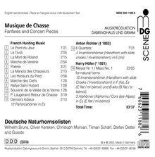 Deutsche Naturhornsolisten - Musique de Chasse, CD