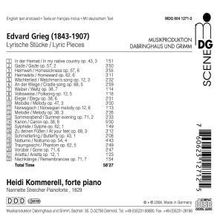 Edvard Grieg (1843-1907): 22 Lyrische Stücke, CD