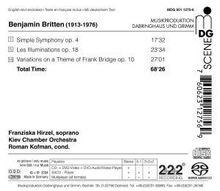 Benjamin Britten (1913-1976): Les Illuminations op.18, Super Audio CD