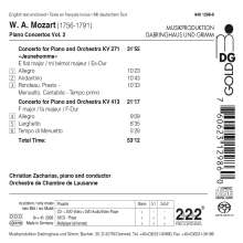 Wolfgang Amadeus Mozart (1756-1791): Klavierkonzerte Vol.2, Super Audio CD