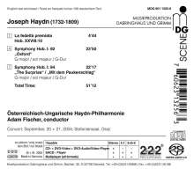 Joseph Haydn (1732-1809): Symphonien Nr.92 &amp; 94, Super Audio CD