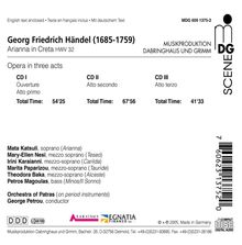 Georg Friedrich Händel (1685-1759): Arianna in Creta, 3 CDs