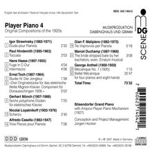 Player Piano Vol.4 - Piano Music without Limits, CD