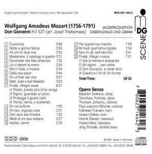 Wolfgang Amadeus Mozart (1756-1791): Harmoniemusik zu Don Giovanni (arr.Triebensee), CD
