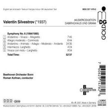 Valentin Silvestrov (geb. 1937): Symphonie Nr.6, CD