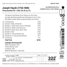 Joseph Haydn (1732-1809): Streichquartette Vol.1, Super Audio CD